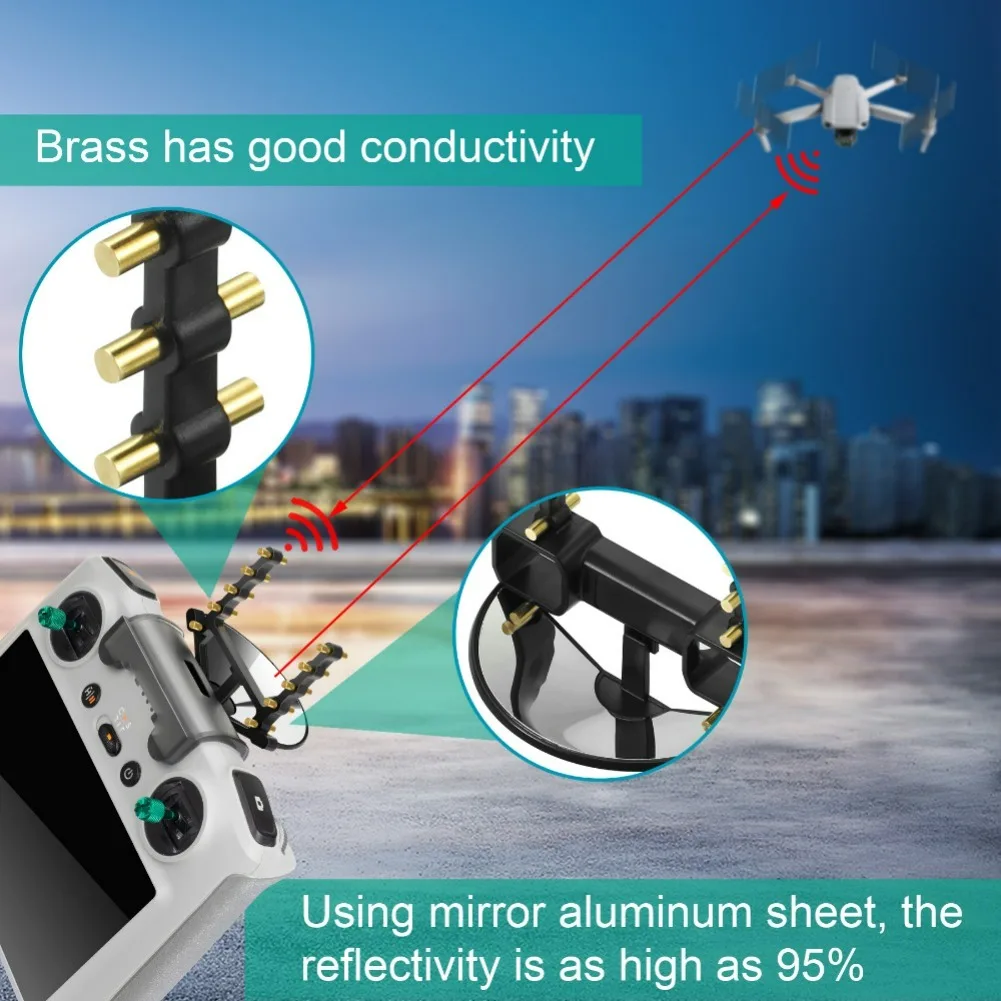 RC Remote Control Range Booster Signal Amplifier Extender Antenna for DJI RC Screen Control Mini 3 /Mini 3 Pro Drone Accessories thumbnail 4