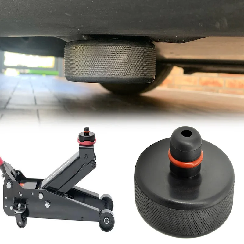 Rubber Floor Lifting Jack Pad Axle Stand Adapter Wear-resistant Support Chassis Car Tire Repair Tesla Model 3 S X Y thumbnail 2