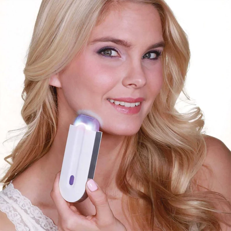 Body Blue-Light Epilator Induction Ladies' Shaver Hair Remover Tool Rotary Electric Automatic Face Leg Bikini Lip Depilator thumbnail 2