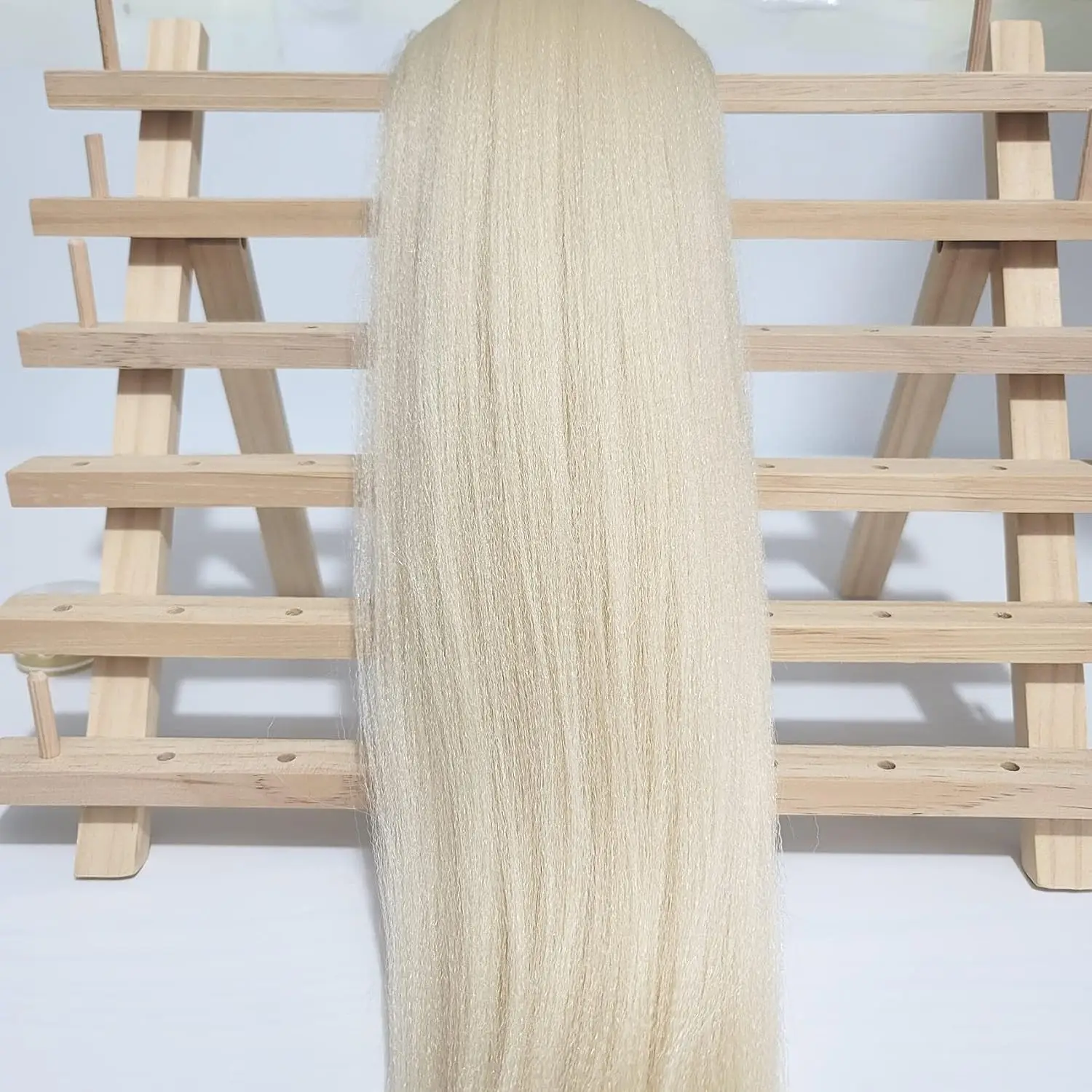 26" Easy Pre Stretched Braiding Hair Extensions 613 Blonde Jumbo Braids Synthetic Hair Bundles Yaki Straight Hair Crochet Braid thumbnail 5