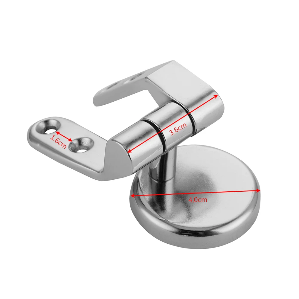 Universal Toilet Seat Hinges Metal Zinc Alloy Replacement Hinges Set Toilet Lid Accessories DIY Repair Kit Fits for Seats Cover thumbnail 5