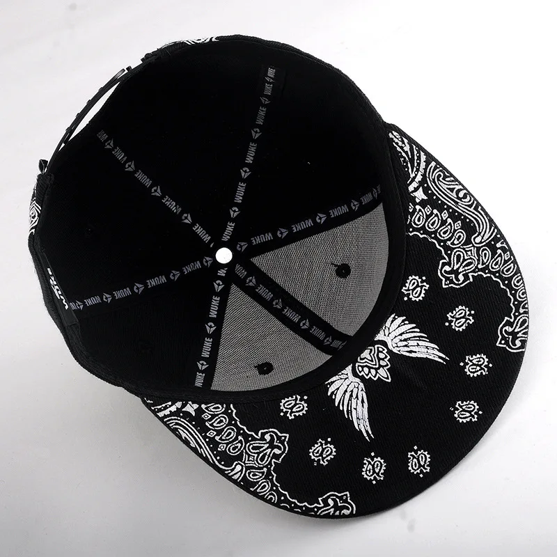 New Snapback Baseball Hat Ten Times Embroidery Adjustable Hats  for Youth Men Women Fashion Cap Flat Trend Street Dance Caps thumbnail 4