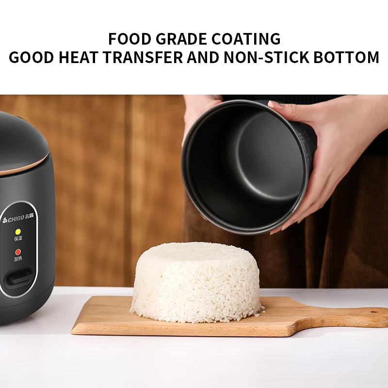 Zhigao Electric Rice Cooker Mini Dormitory Household Low Power 1-2 Person Cooking Electric Rice Cooker Gift Wholesale thumbnail 6