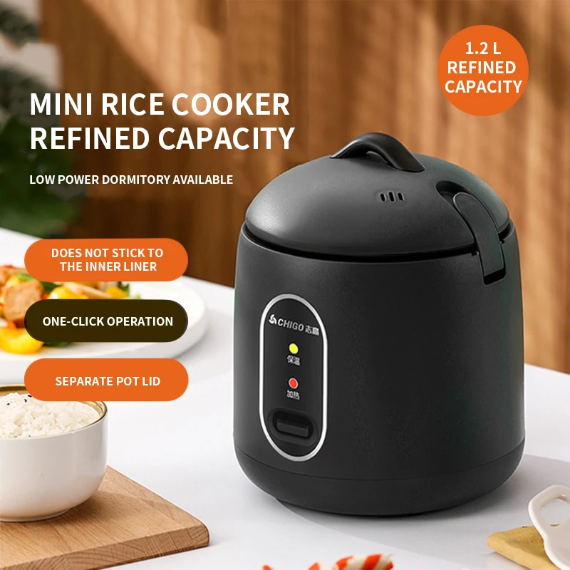 Zhigao Electric Rice Cooker Mini Dormitory Household Low Power 1-2 Person Cooking Electric Rice Cooker Gift Wholesale thumbnail 2