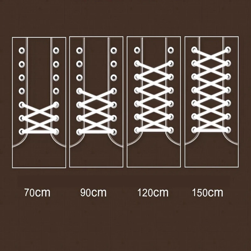 Classic Round Shoelaces Durable Polyester Solid Shoe laces Boot Laces for shoes Sneaker Shoelace 21 Colors 70/90/120/150cm 1Pair thumbnail 6