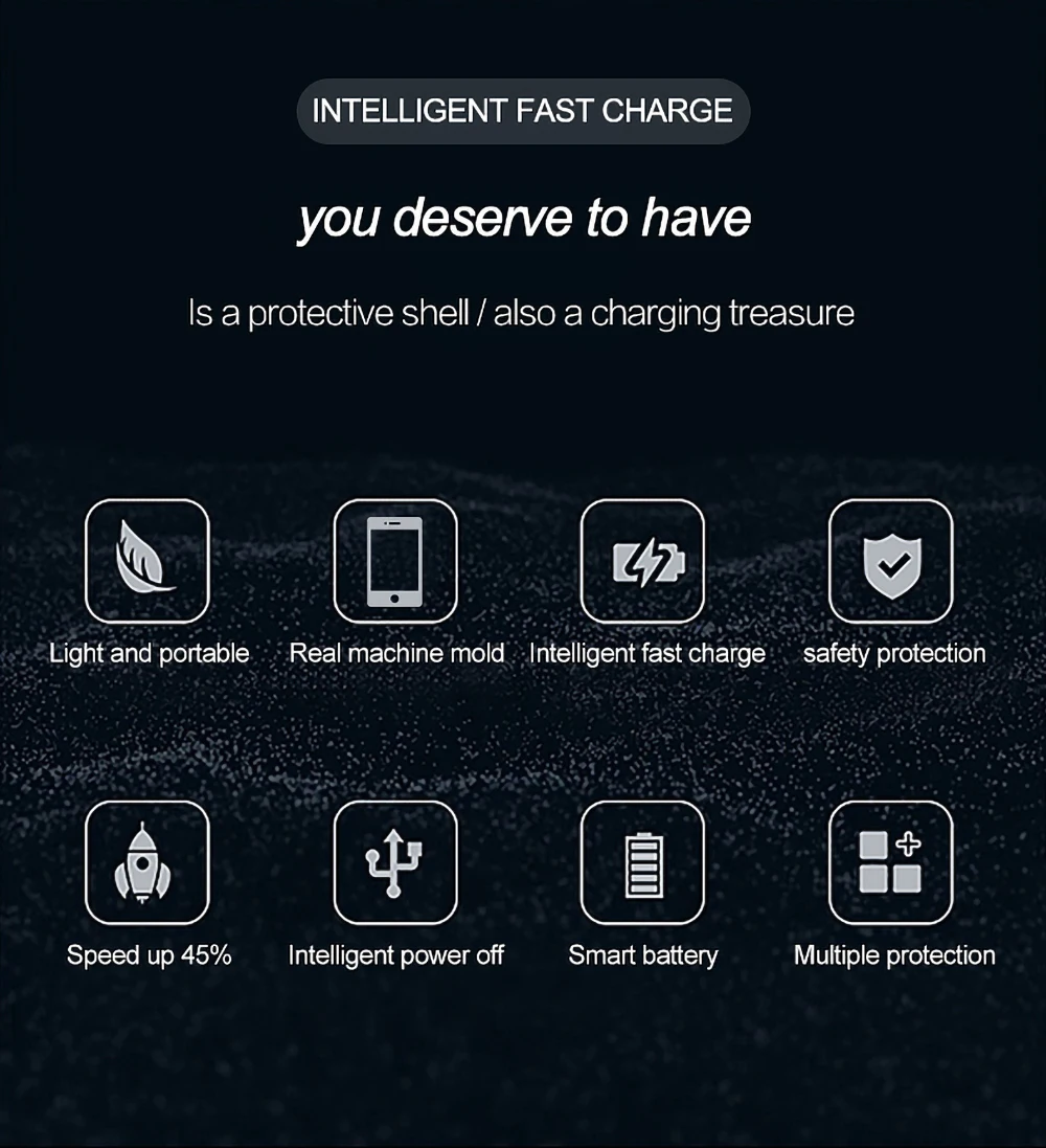 smart Battery Case for iPhone 14 13 12 11 Pro Max iPhone XS Max XR 5 6 7 8 Plus SE2 3 Portable Power Bank Charging Charger Cover thumbnail 5