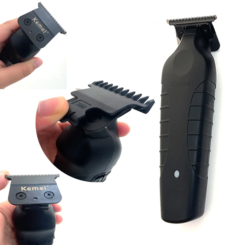 Kemei KM-2299 Men's Hair Clipper Professional Electric Hair Clipper USB Rechargeable Barber Trimmer Men's Electric Hair Clipper thumbnail 3