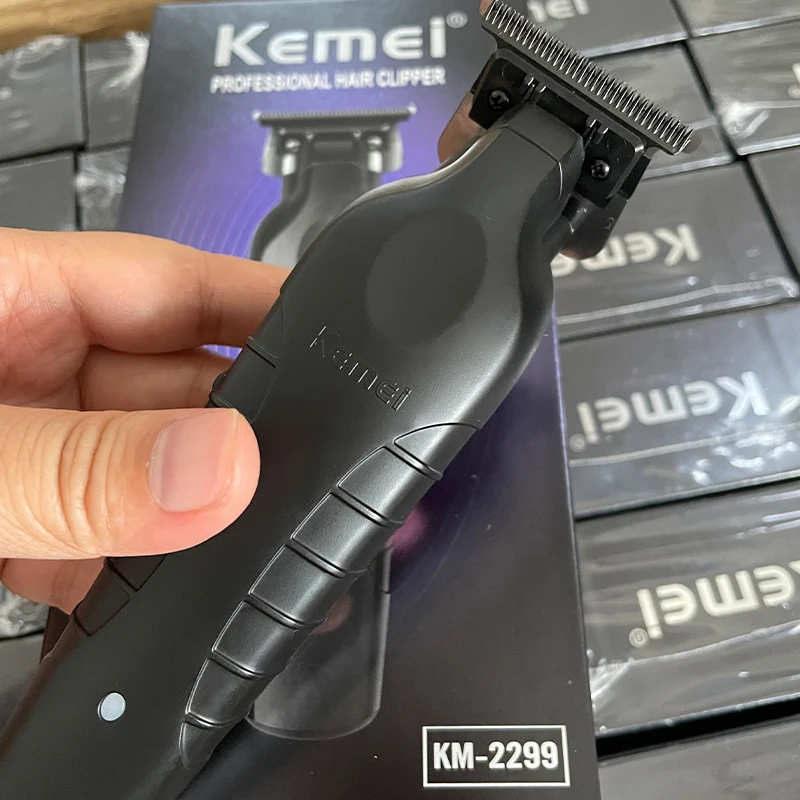 Kemei KM-2299 Men's Hair Clipper Professional Electric Hair Clipper USB Rechargeable Barber Trimmer Men's Electric Hair Clipper thumbnail 4