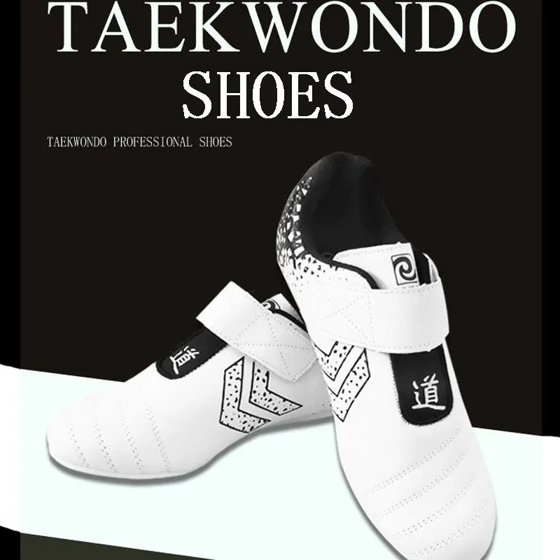Taekwondo Shoes Breathable Wear-resistant kickboxing kung fu Professional Tae kwon do Martial Arts Sneaker Shoes Kids to Adult thumbnail 2