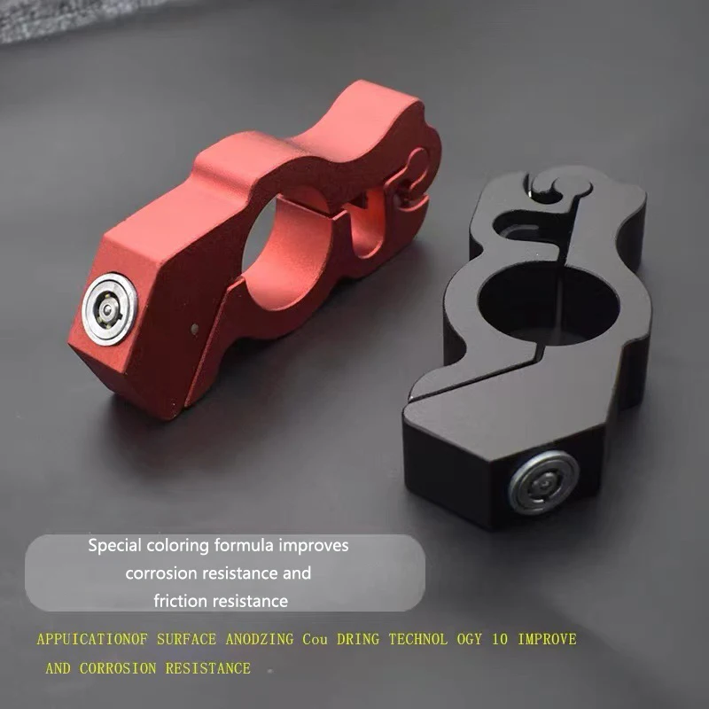 Motorcycle Handlebar Lock  Anti-theft Locks For Motorcycle Electric Vehicle Aluminum Alloy Lock Solid Imitating Steal Locks thumbnail 3