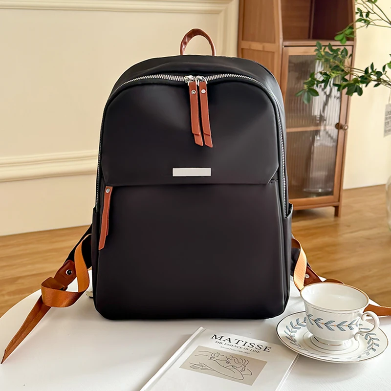 Waterproof Nylon Back Pack Women Business Laptop Backpacks Ladies Bagpack Travel Rucksack Large Capacity School Bag for Girls thumbnail 2