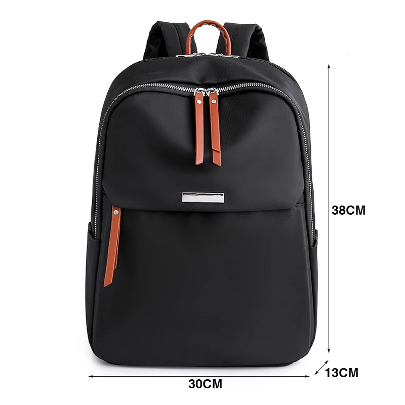 Waterproof Nylon Back Pack Women Business Laptop Backpacks Ladies Bagpack Travel Rucksack Large Capacity School Bag for Girls thumbnail 4