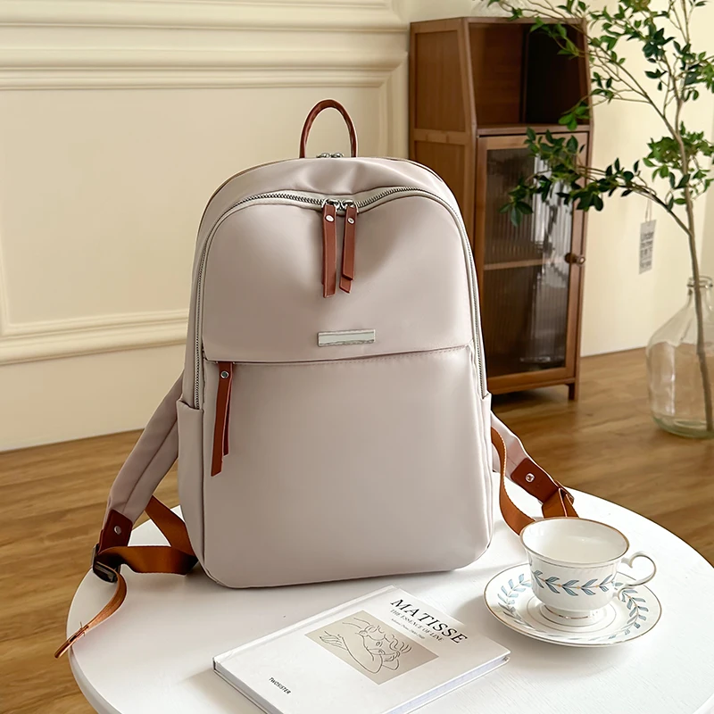 Waterproof Nylon Back Pack Women Business Laptop Backpacks Ladies Bagpack Travel Rucksack Large Capacity School Bag for Girls thumbnail 3