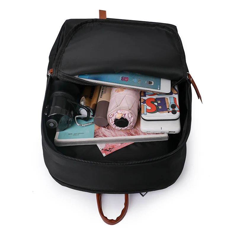 Waterproof Nylon Back Pack Women Business Laptop Backpacks Ladies Bagpack Travel Rucksack Large Capacity School Bag for Girls thumbnail 5