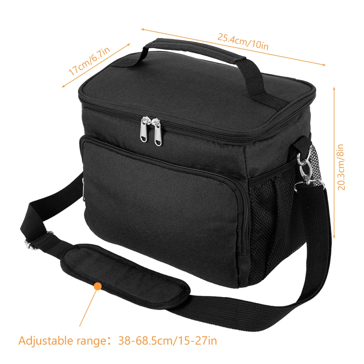 Insulated Lunch Bag for Women Men Large Cooler Bag Reusable Lunch Box Water-Resistant Leakproof Lunch Organizer Thermal thumbnail 2