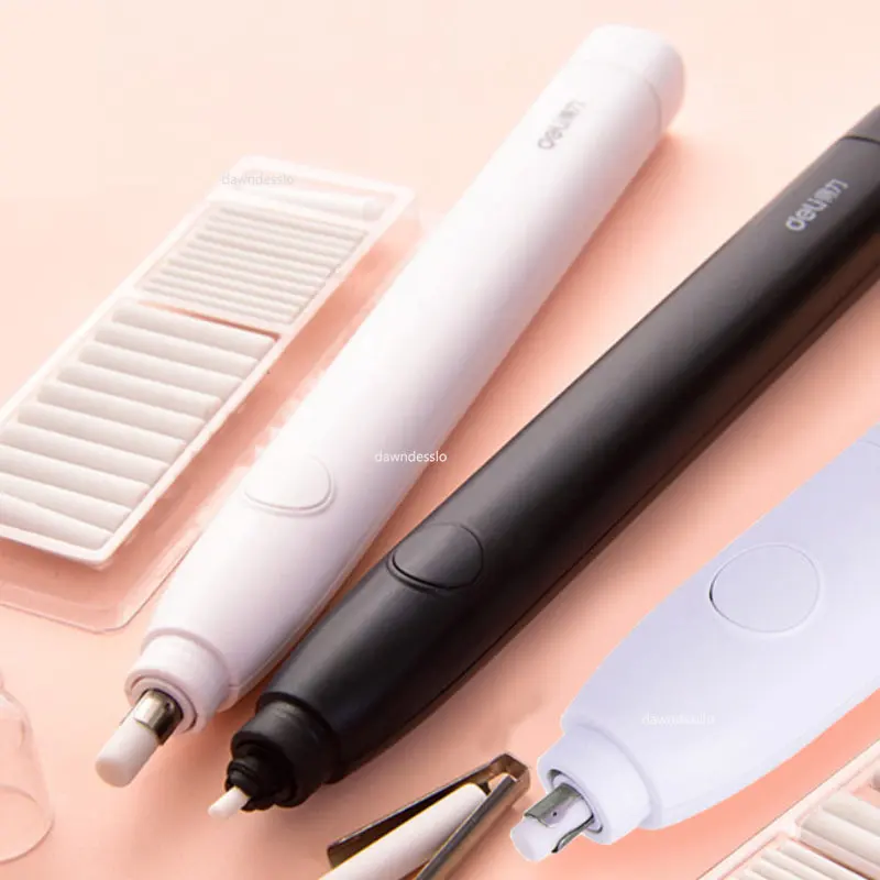 Electric Eraser Pencil Drawing Mechanical Cute Kneaded Erasers for Kids School Office Supplies Rubber Pencil Eraser Refill thumbnail 2