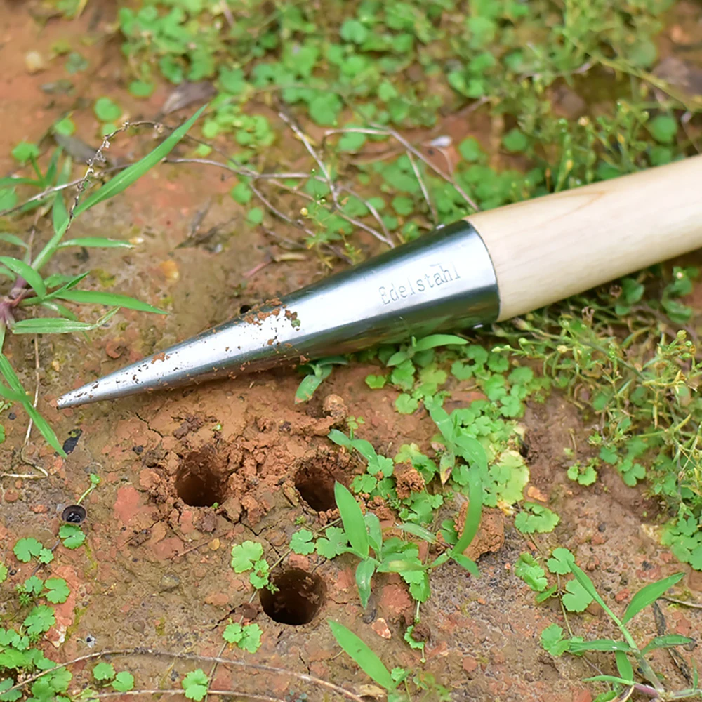 Home Gardening Wooden Planting Seeds And Bulbs Tools Hand Digger Seedling Remover Seedling Lifter Seed Planter Tool thumbnail 2