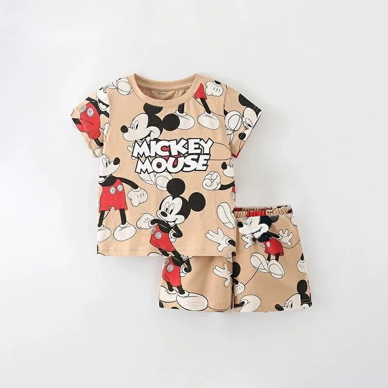 Trendy Casual 2 Piece/Sets For Girls Boys T-shirt +Shorts Tracksuits Baby Summer Short Sleeve Outfit New Fashion Costume thumbnail 4