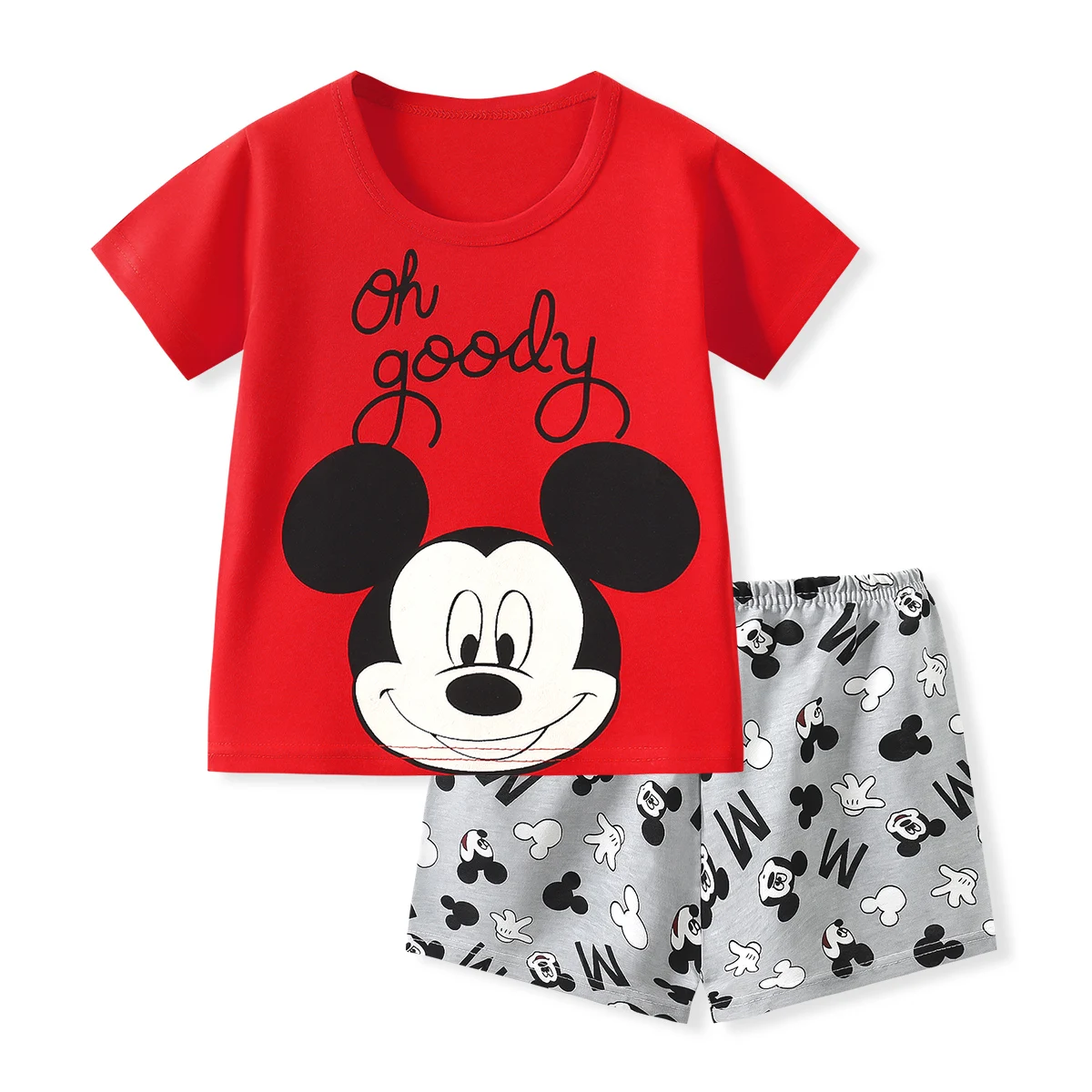Trendy Casual 2 Piece/Sets For Girls Boys T-shirt +Shorts Tracksuits Baby Summer Short Sleeve Outfit New Fashion Costume thumbnail 2