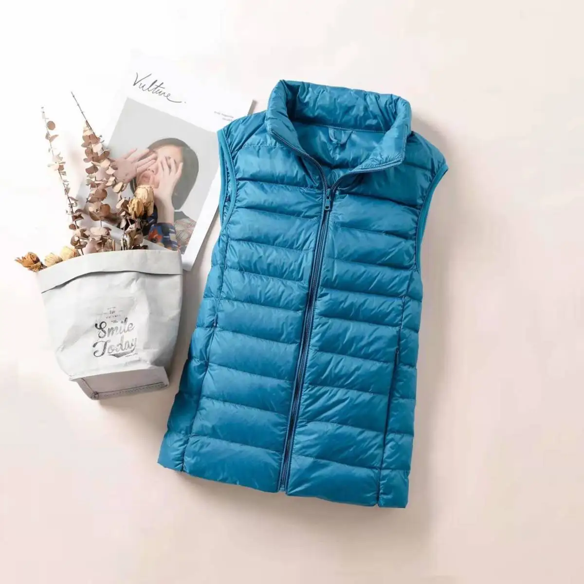 New 2026 Women Women Ultra Light Down Vests Slim Sleeveless Jacket Portable Girl Lightweight Windproof Waistcoat thumbnail 5