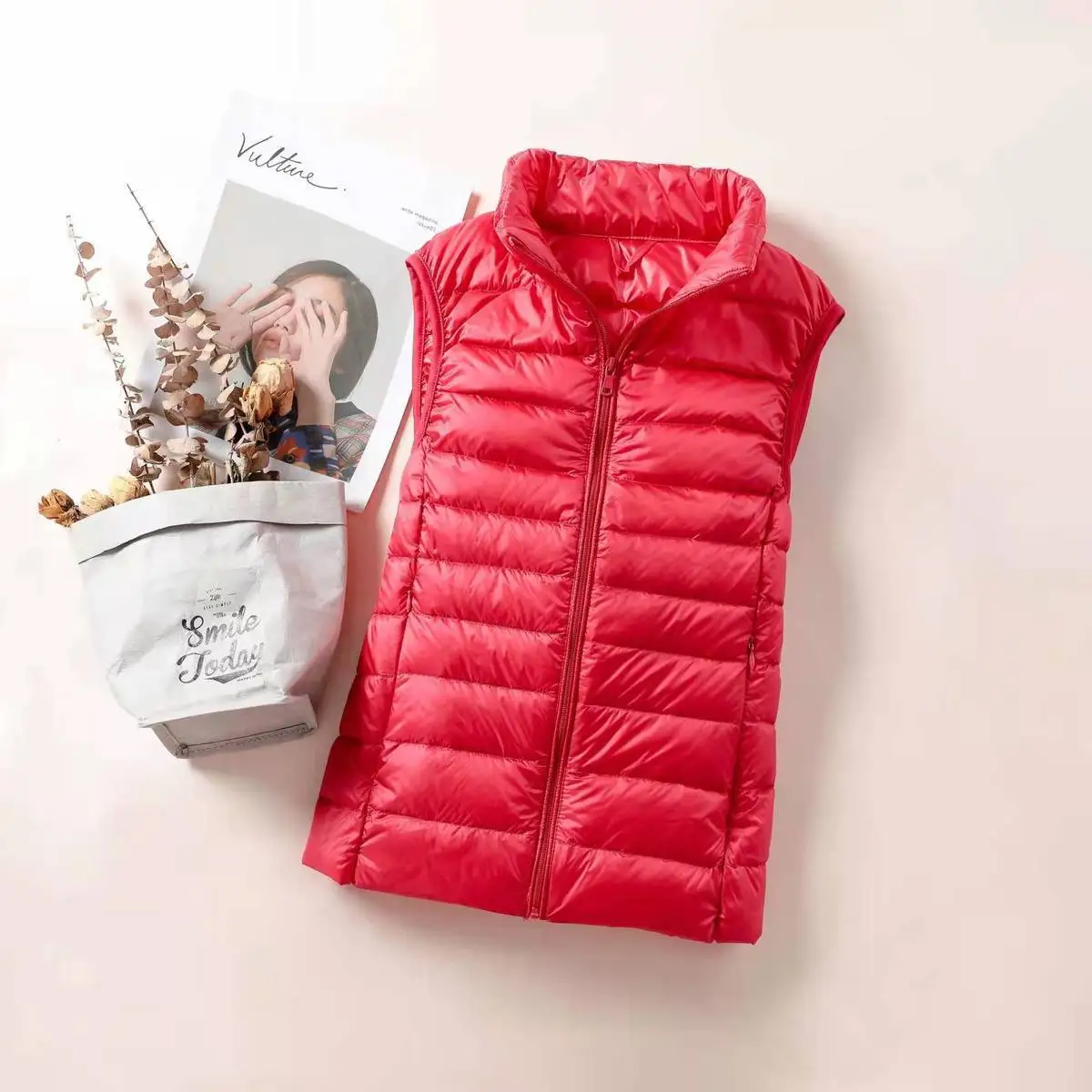 New 2026 Women Women Ultra Light Down Vests Slim Sleeveless Jacket Portable Girl Lightweight Windproof Waistcoat thumbnail 6