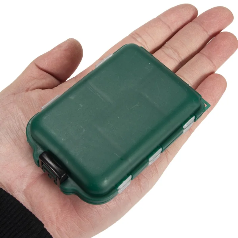 10 Compartment Double Side Storage Case Mini Flying Fishing Tackle Box Fishing Spoon Hook Bait Boxes Organizer Accessories Pesca thumbnail 3