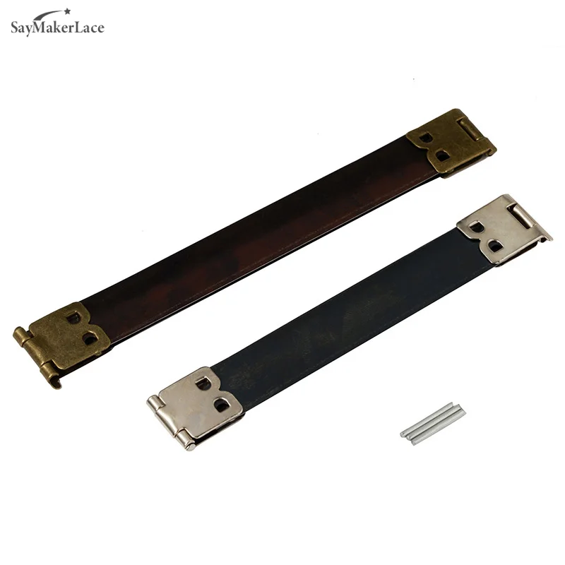 New 10Pcs Metal Internal Flex Frames Clasp Lock Bag Purse Handbag Handle Replace Hinges Spring Clip Vintage Sewing Accessor thumbnail 5