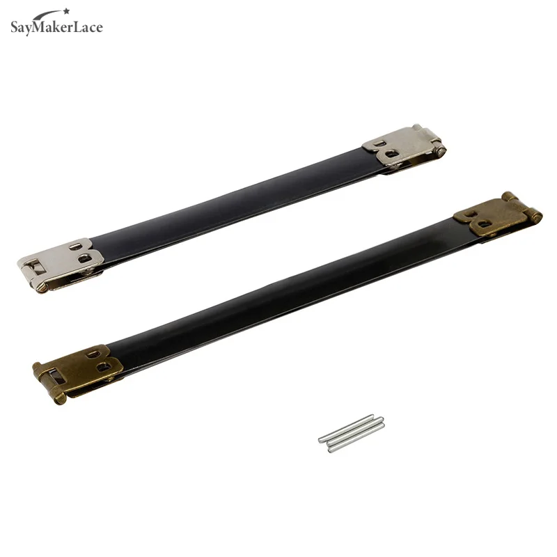 New 10Pcs Metal Internal Flex Frames Clasp Lock Bag Purse Handbag Handle Replace Hinges Spring Clip Vintage Sewing Accessor thumbnail 6