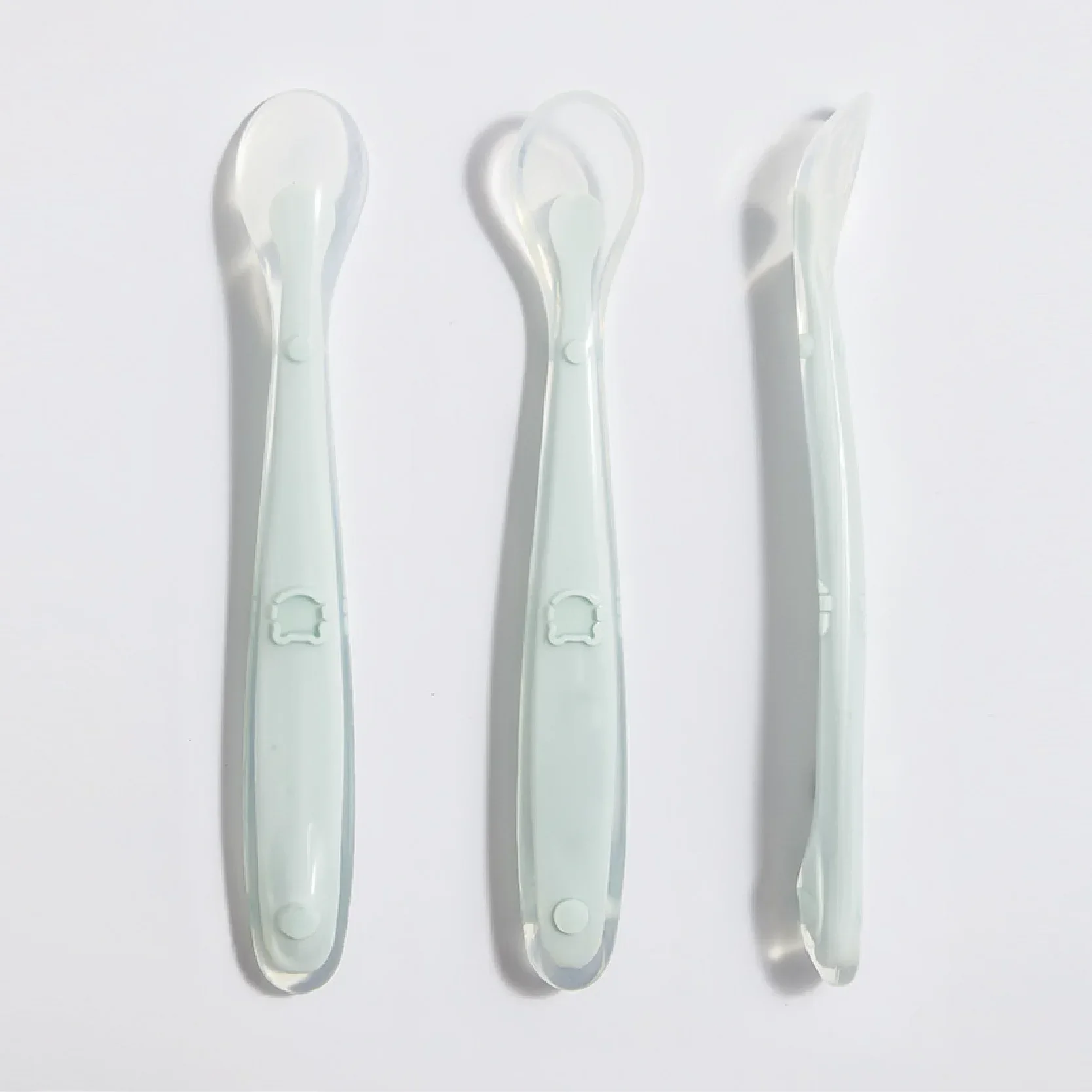Soft Silicone Baby Spoon Toddler Complementary Food Feeding Training Spoon for Infants Soft Tip Spoon Children's Tableware thumbnail 3