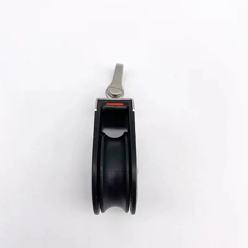 Universal 316 Steel 1500Lbs Load Head Single Pulley Nylon Sailboat Plain Bearing Sheave Block Marine Rope Runner Boat Accessory thumbnail 6