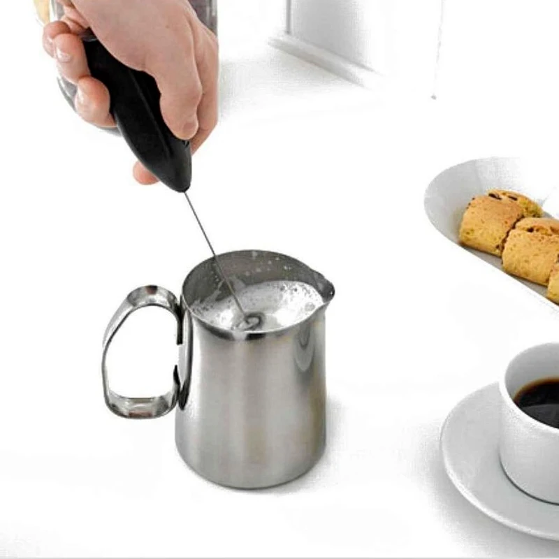 Wireless Milk Foamer Coffee Whisk Mixer Electric Blender Egg Beater Mini Frother Handle Stirrer Cappuccino Maker Cooking Tools thumbnail 2