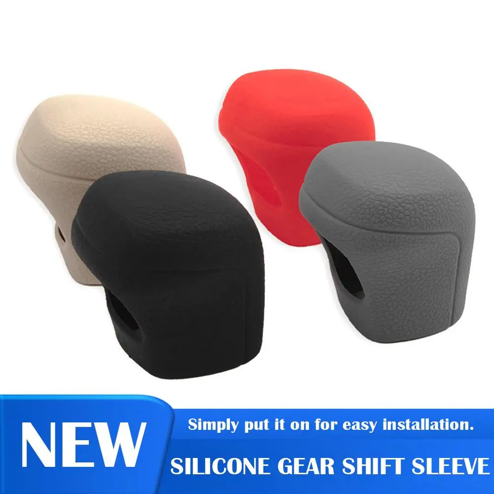 Car Silicone Automatic Gear Shift Knob Cover Antislip Shifter Knob Univeral Fit Shifter Handle For Toyota C-HR For Camry Corolla thumbnail 4