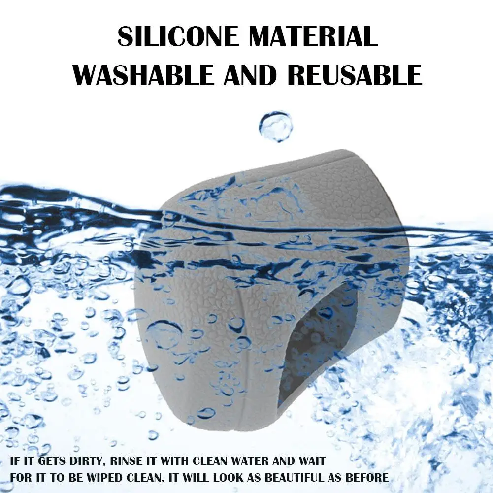 Car Silicone Automatic Gear Shift Knob Cover Antislip Shifter Knob Univeral Fit Shifter Handle For Toyota C-HR For Camry Corolla thumbnail 5