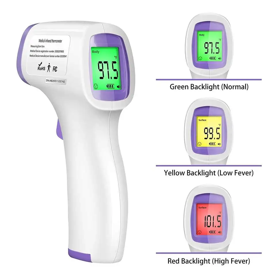 MAMIJOY Baby Thermometer Non Contact Infrared Medical Forehead Thermometer Body Temperature Fever Measure Tool For Adults thumbnail 5