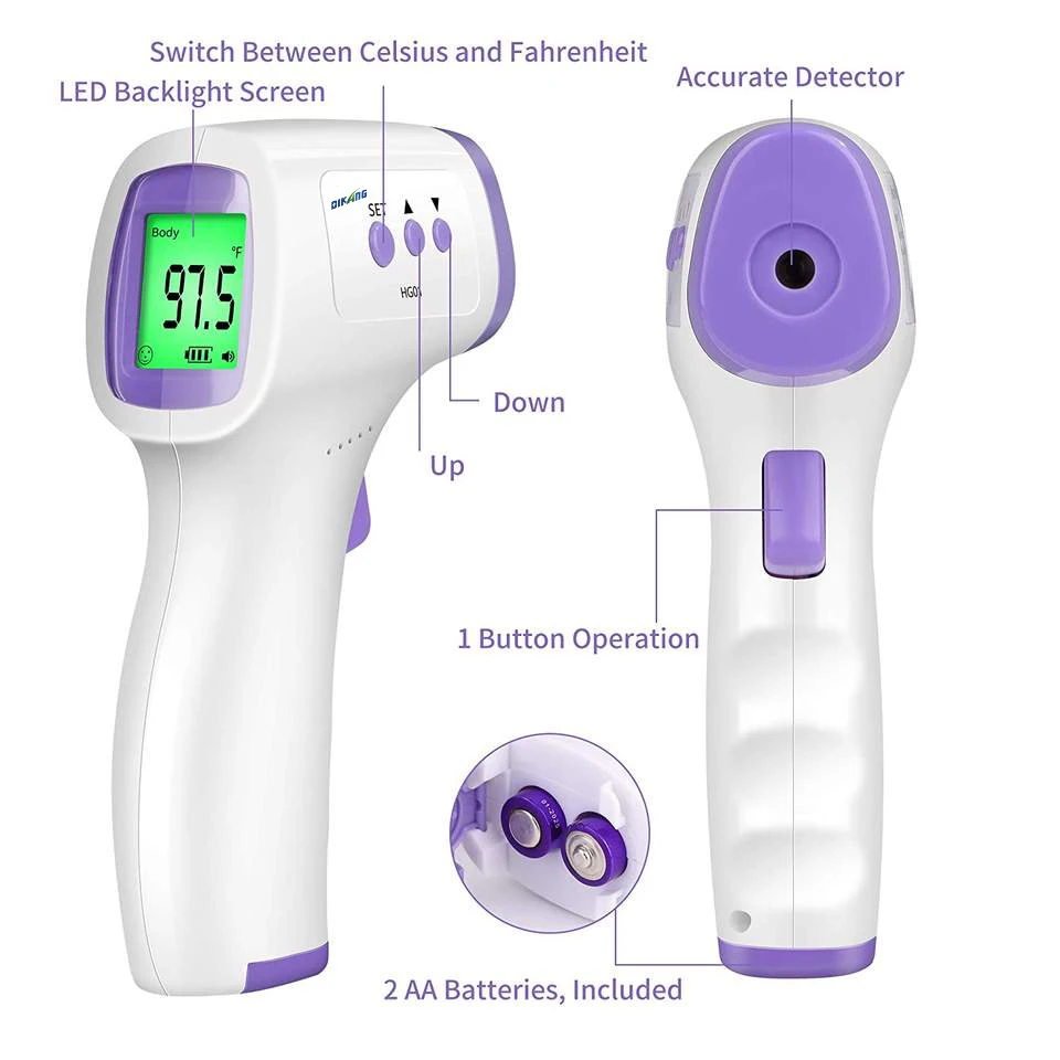 MAMIJOY Baby Thermometer Non Contact Infrared Medical Forehead Thermometer Body Temperature Fever Measure Tool For Adults thumbnail 2