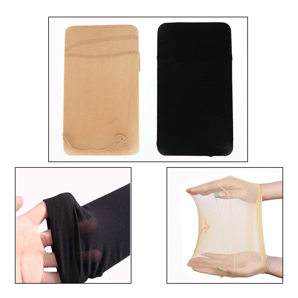 Top Selling Hair Net Mesh Wig Cap Stocking Liner Snood Mesh Stretch Nude Beige Use and Wash Easily Glueless Dome Hairnets Cap thumbnail 2