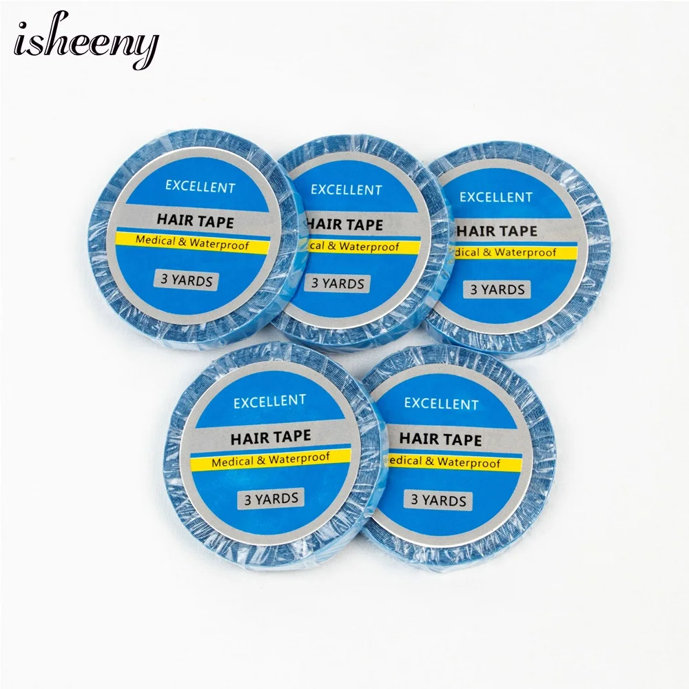 3y Double Sided Hair Extension Tape Adhesive Wig Tape Sticker Glue Strips Waterproof Tape for Wigs Salon Barber Accessories thumbnail 5