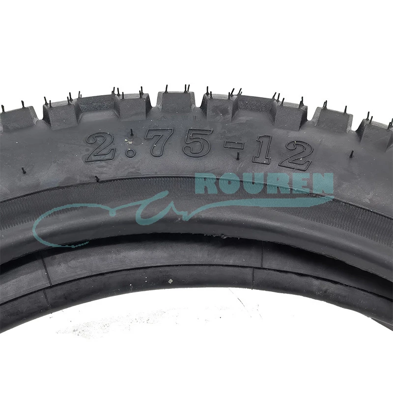 Motocross Accessories Small Gaosai Deep Tooth 2.75-12 inch Inner and Outer Tire Motorcycle Tire Yuanxing thumbnail 3