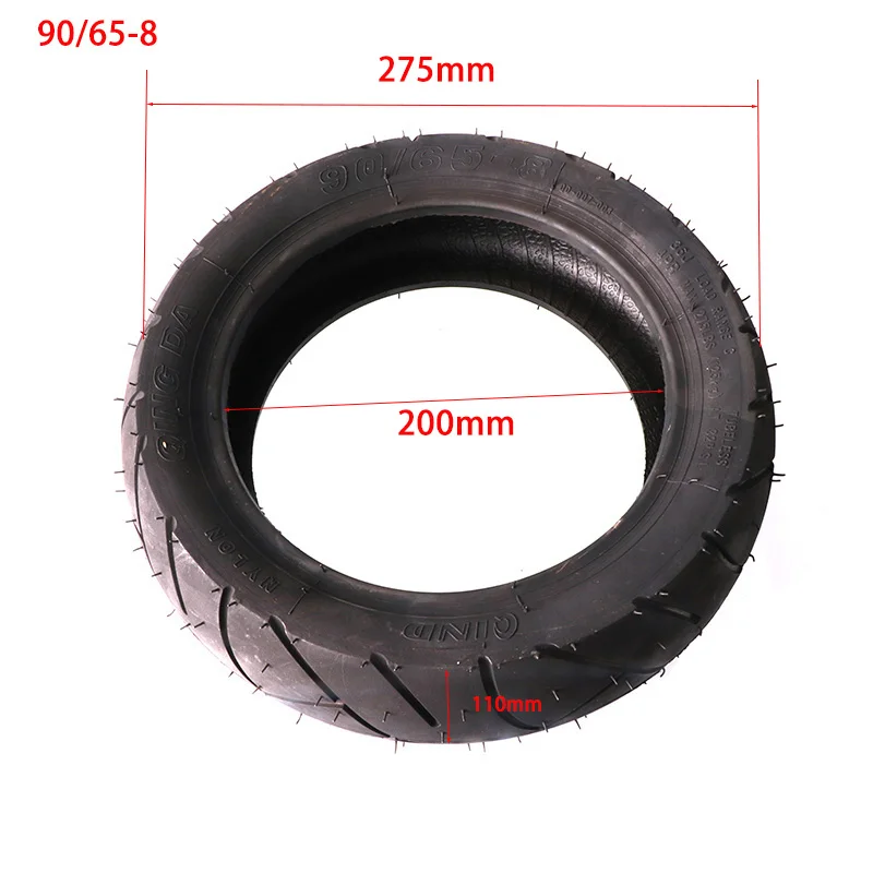 For Little Jintong Jincheng Monkey Motorcycle 90/65-8 Inch 130/50-8 Inch Pit Electric Scooter Vacuum Tire Accessories thumbnail 3