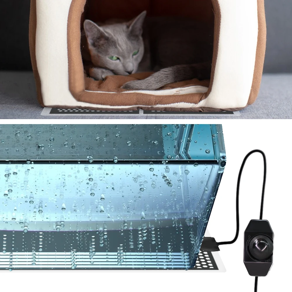 5-20W Garden Seedlings Heating Pad with Adjustment Temperature Farm Reptile Heat Mat for Tortoise Snakes Lizard Warm Equipment thumbnail 4