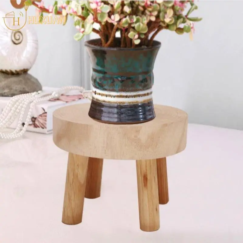 New Wooden Plant Stand Flower Pot Base Holder Stool Garden Flower Display thumbnail 6