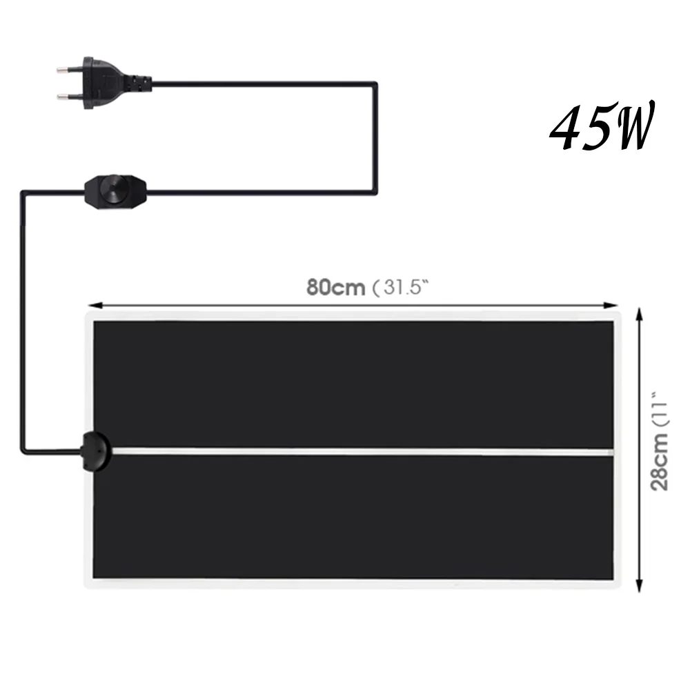 45W Plants Waterproof Heating Pad with Temperature Control Adjustable Controller Seedlings Plant Heating Germination Warm Mat thumbnail 2