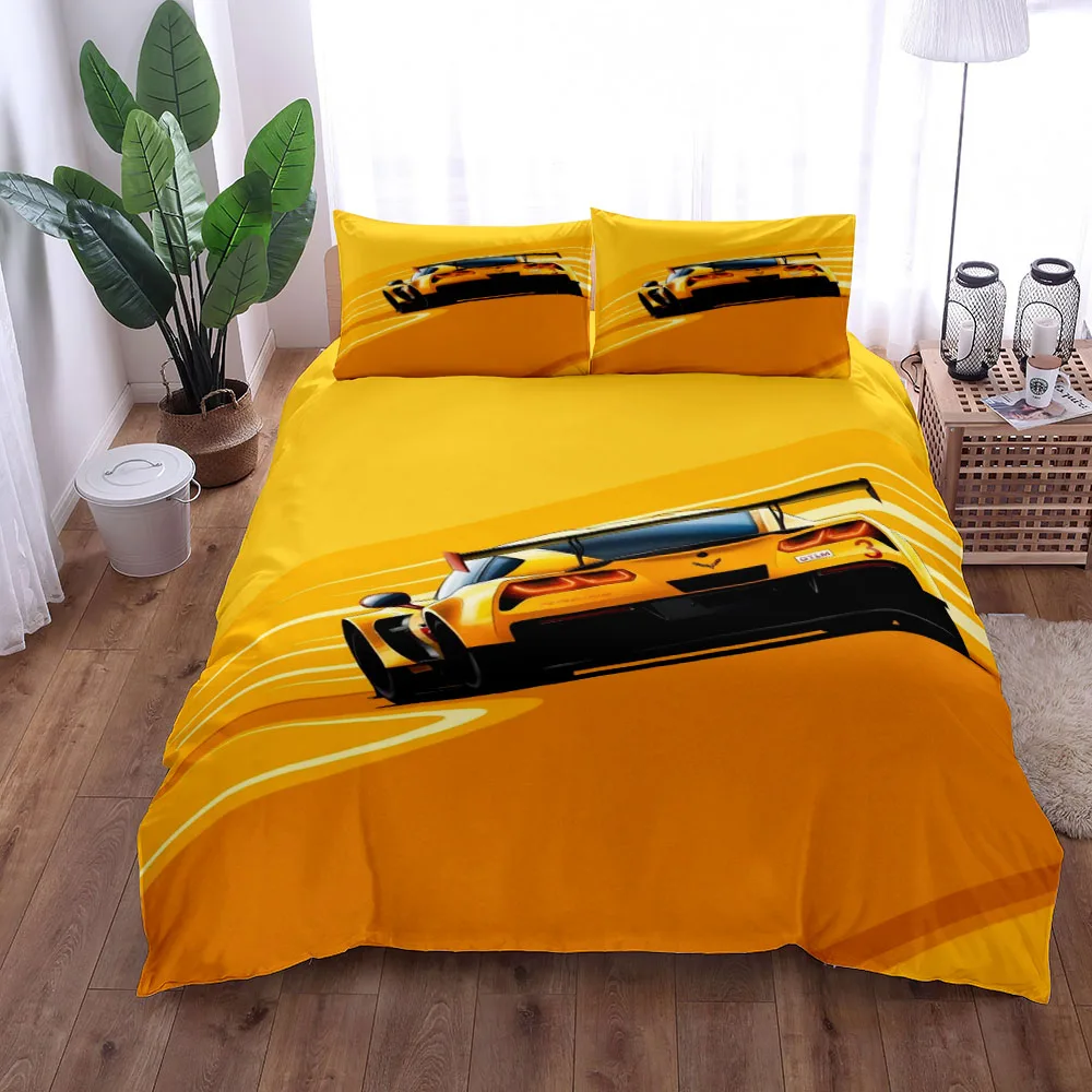 Gt3 Rally Duvet Cover Set King Queen Double Full Twin Single Size Bed Linen Set thumbnail 6
