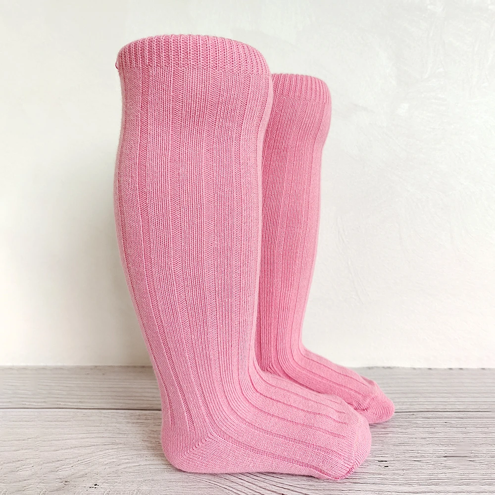 New Baby Stockings Spanish Boys And Girls Cotton Sock Long Soft Striped Children's Knee High Socks Kids School Uniform Socken thumbnail 6