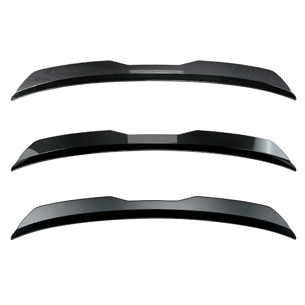 Car Rear Roof Spoiler Wing For Audi A3 Hatchback 2013 2014 2015 2016 2017 2018 Black / Carbon Look Rear Tail Wing Decoration thumbnail 2