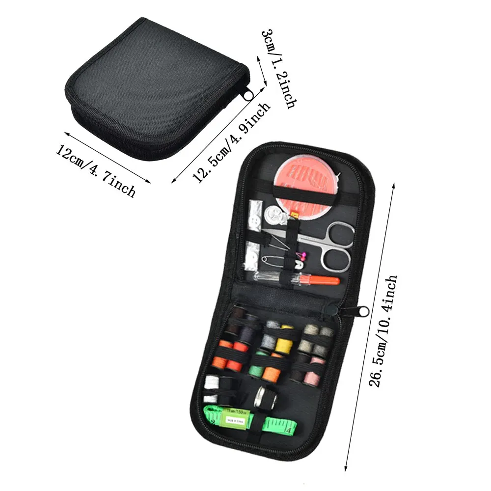 10 Needle Portable Mini Travel Household Sewing Box Set Sewing Kit Storage Bags Sundries Organizer Home Tools Sewing Accessories thumbnail 3