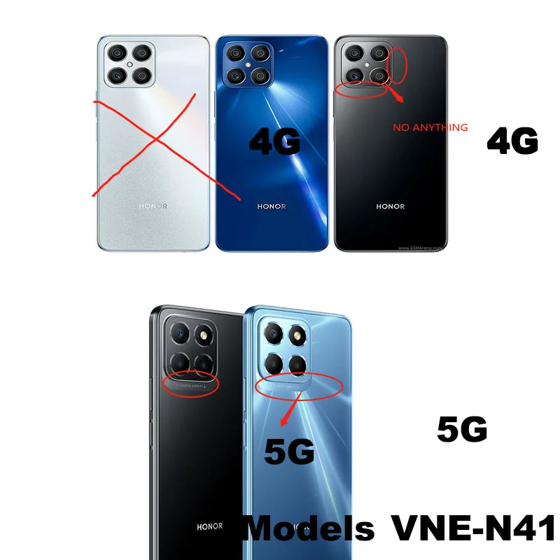 6.5" Middle Frame For Huawei Honor X8 5G LCD Front Bezel Faceplate Housing Chassis + Volume Button Repair Parts Replacement thumbnail 2