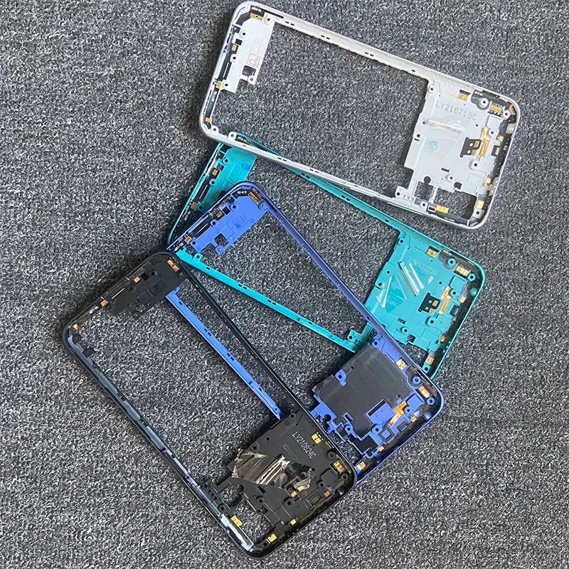 6.5" New For Xiaomi Redmi Note 10 5G Middle Frame Front Bezel Housing Case Back Mid Plate Replacement M2103K19G M2103K19C thumbnail 2
