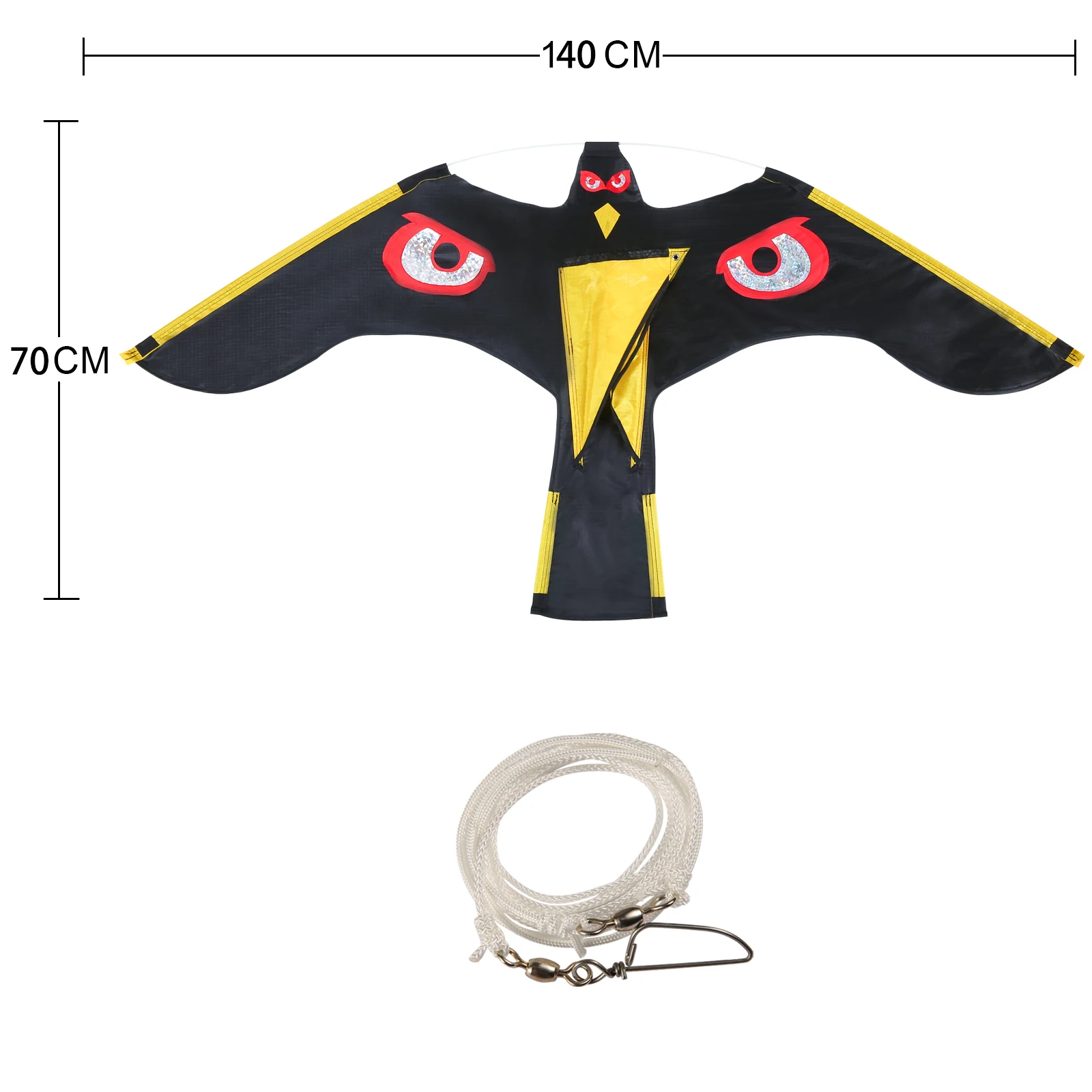 1Pcs Flying Hawk Kite Bird Repeller Scarecrow Decoration Outdoor Pest Control Repellents Garden Supplies thumbnail 2