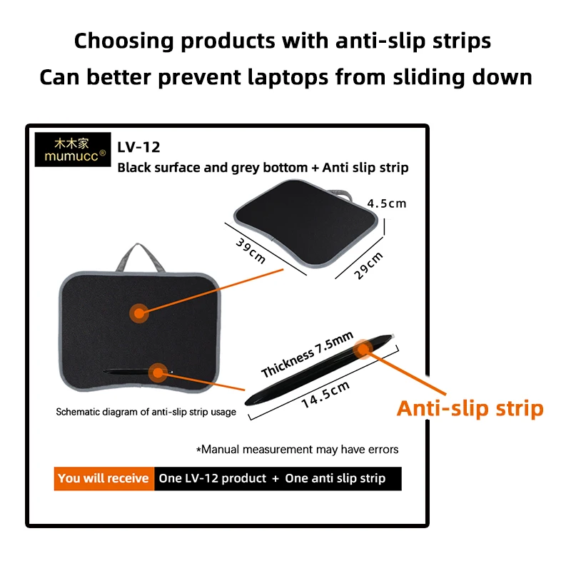 MUMUCC Multifunctional Laptop Desk With Cushion and Filled with Foam Particles, Small Pillow Table, Hard Mouse Pad Large thumbnail 6